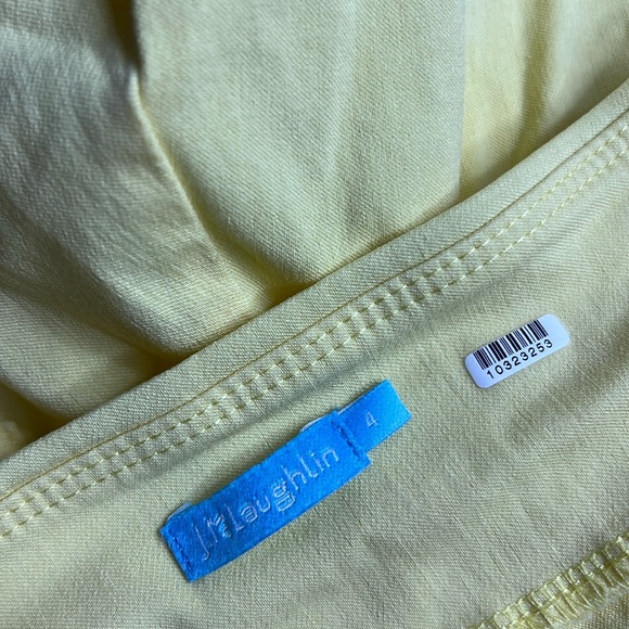 J. MCLAUGHLIN Yellow Pull-On Shorts 4 - Picture 4 of 7